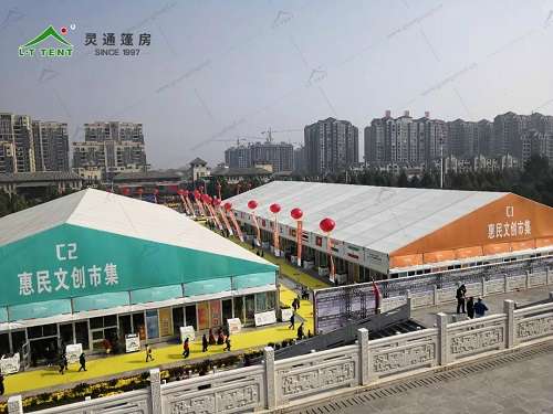 英国上市公司官网365篷房服务于第六届中原文化交易博览会